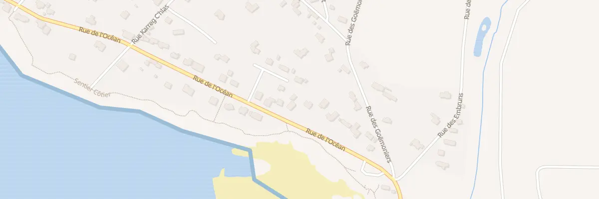 Plan du 18 Rue de l’Océan à Plozévet
