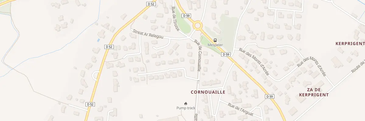 Plan du 2 Rue de l’Aven à Plouvien