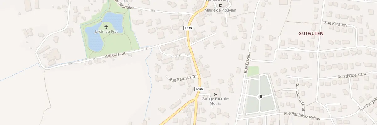 Plan du 171 Rue Gen de Gaulle à Plouvien