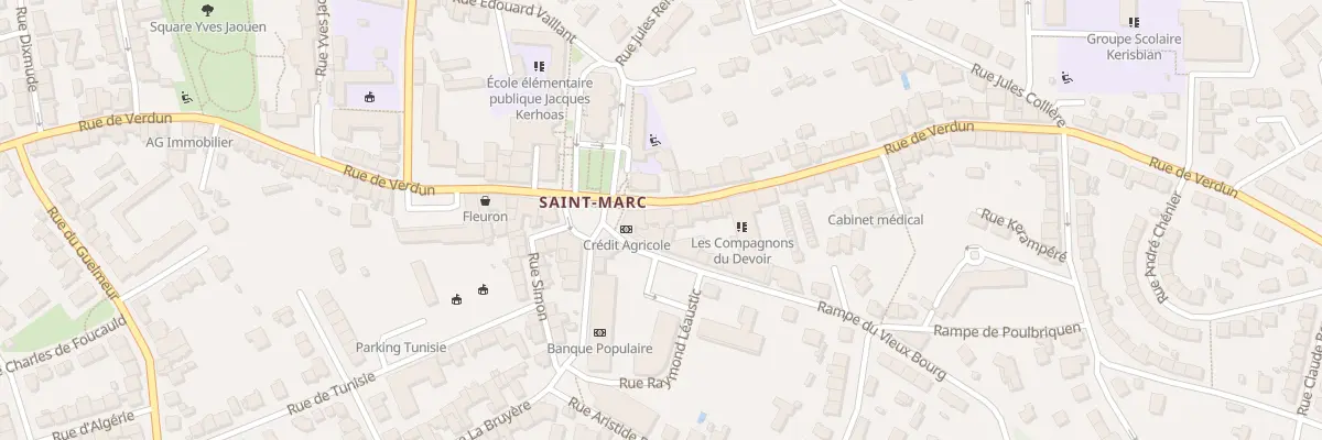 Plan du 143 Rue de Verdun à Brest