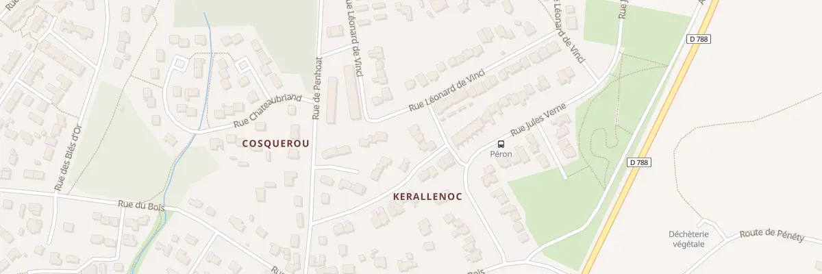 Plan du 57 Rue Pierre Péron à Gouesnou