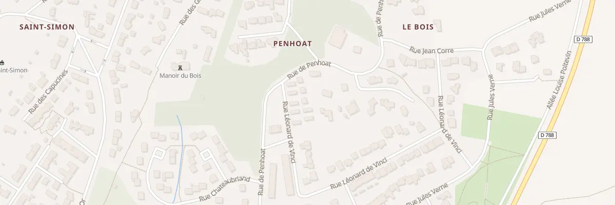 Plan du 443 Rue Léonard de Vinci à Gouesnou
