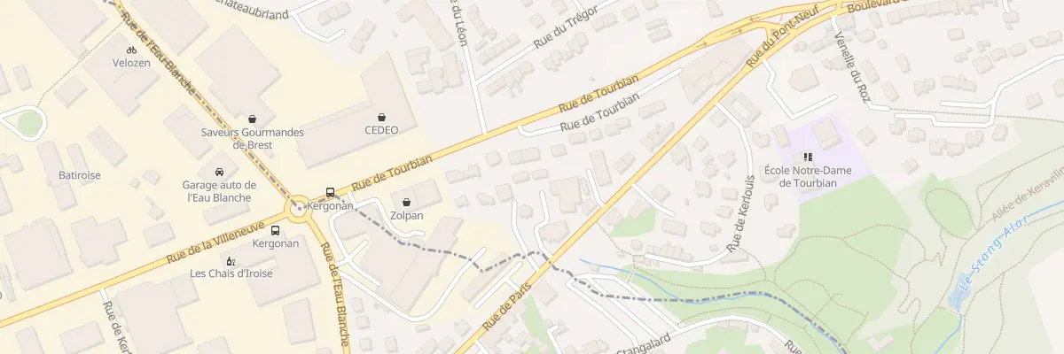 Plan du 34 Rue du Pont Neuf à Guipavas