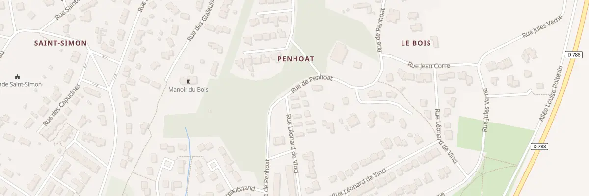 Plan du 449 Rue Léonard de Vinci à Gouesnou
