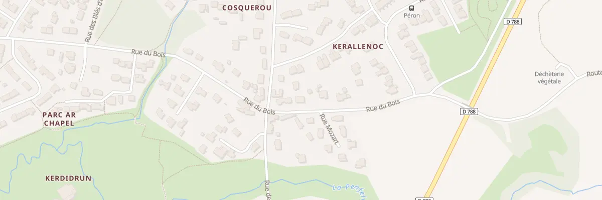 Plan du 47 Rue du Bois à Gouesnou