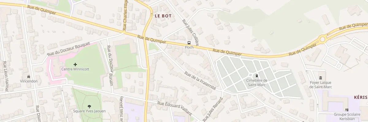 Plan du 21 Rue de la Fraternité à Brest