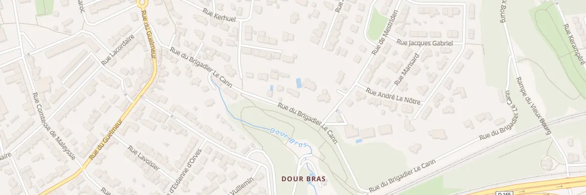 Plan du 32 Rue du Brigadier Le Cann à Brest