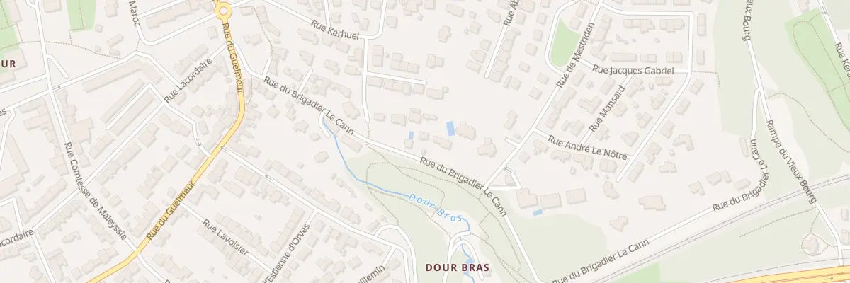 Plan du 30 Rue du Brigadier Le Cann à Brest