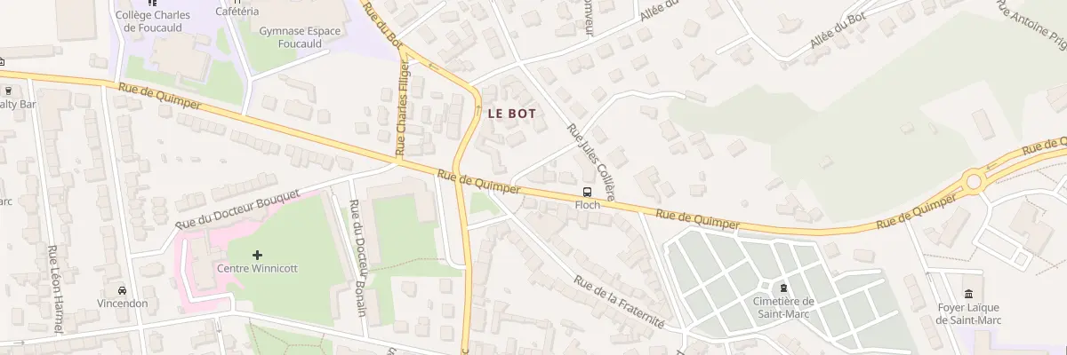 Plan du 60 Rue de Quimper à Brest