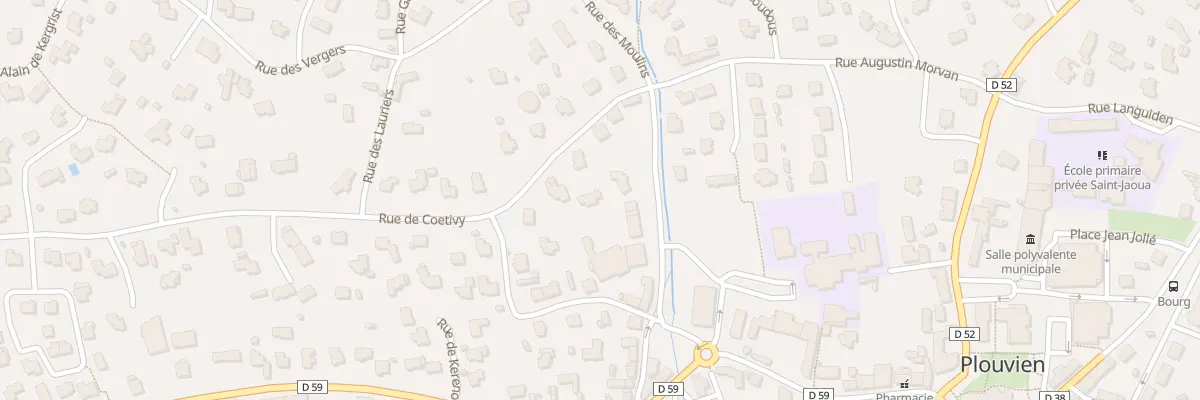 Plan du 100B Rue de Coëtivy à Plouvien