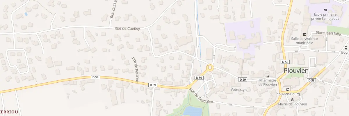 Plan du 86 Rue Francois Madec à Plouvien
