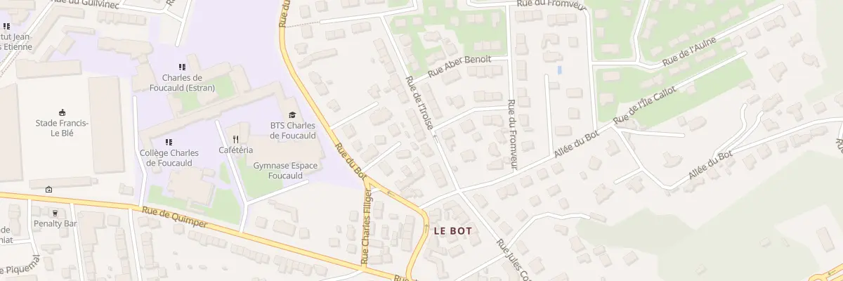 Plan du 10 Rue de l’Iroise à Brest