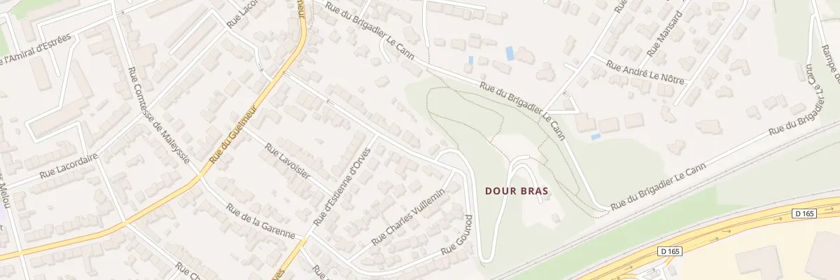 Plan du 24 Rue Jacques Cartier à Brest
