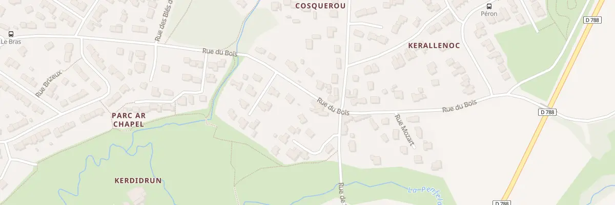 Plan du 36 Rue du Bois à Gouesnou
