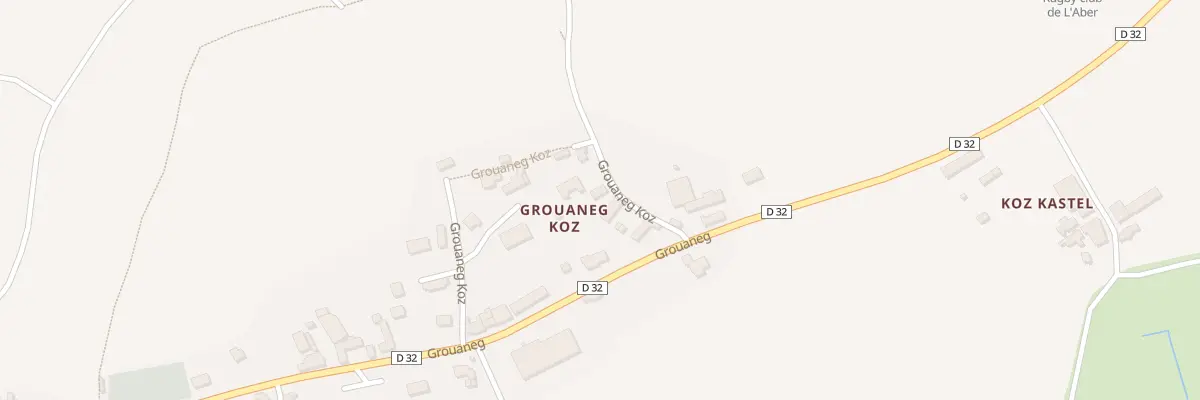 Plan du 296 Grouaneg Koz à Saint-Pabu
