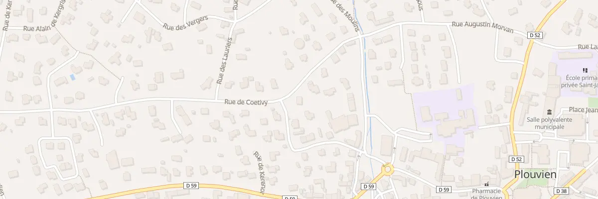 Plan du 140 Rue de Coëtivy à Plouvien