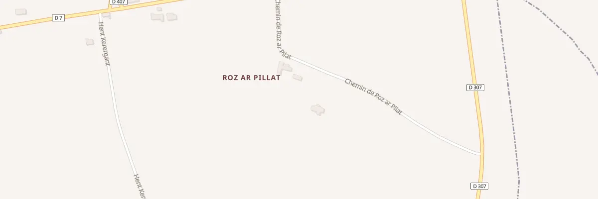 Plan du 156 Roz Ar Pillat à Beuzec-Cap-Sizun