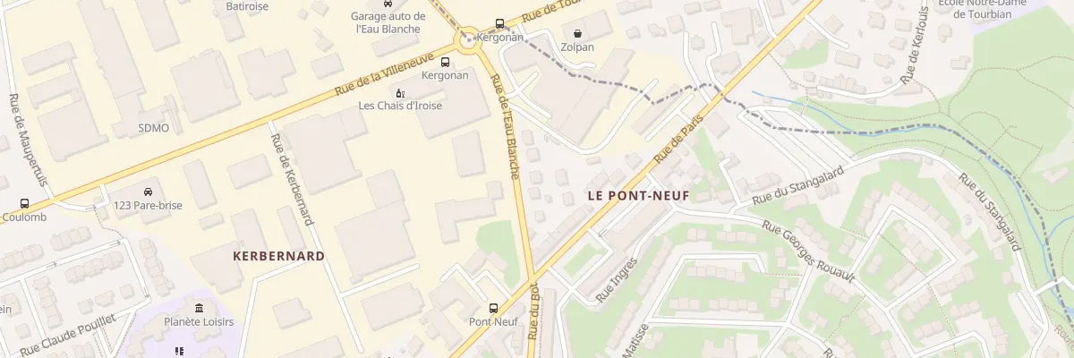Plan du 4 Rue de l’Eau Blanche à Brest