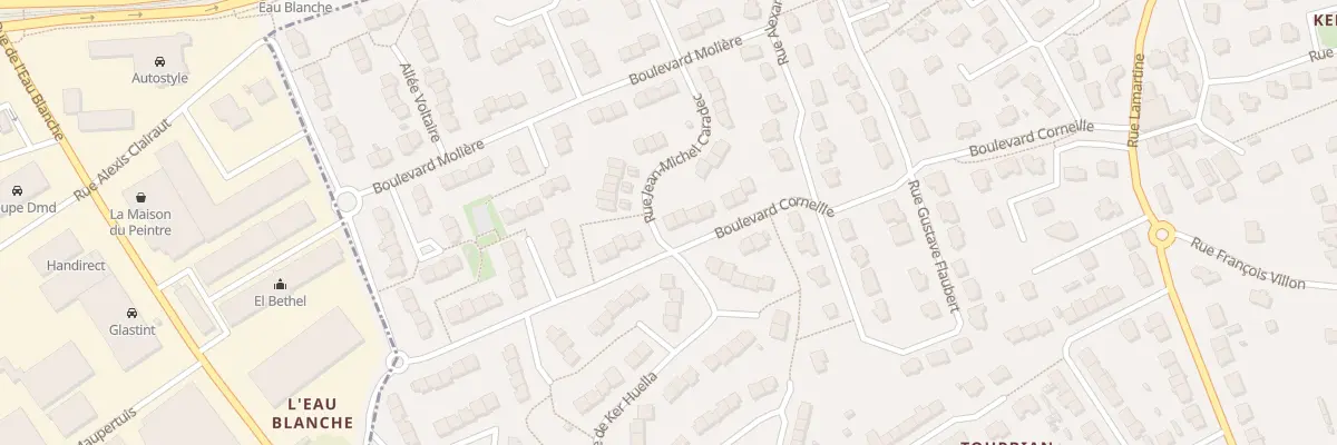 Plan du 17 Bd Corneille à Guipavas