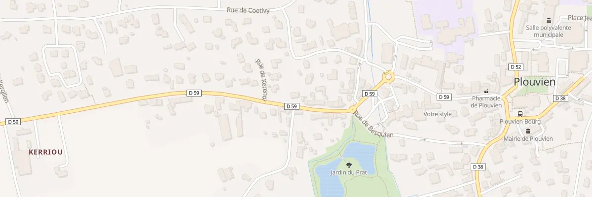 Plan du 85 Rue des Abers à Plouvien