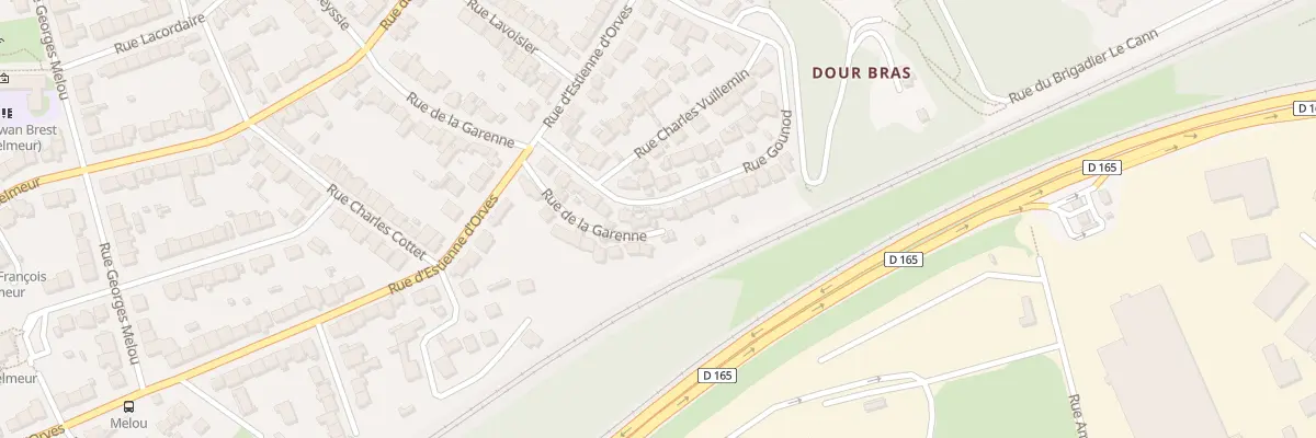 Plan du 19 Rue Gounod à Brest