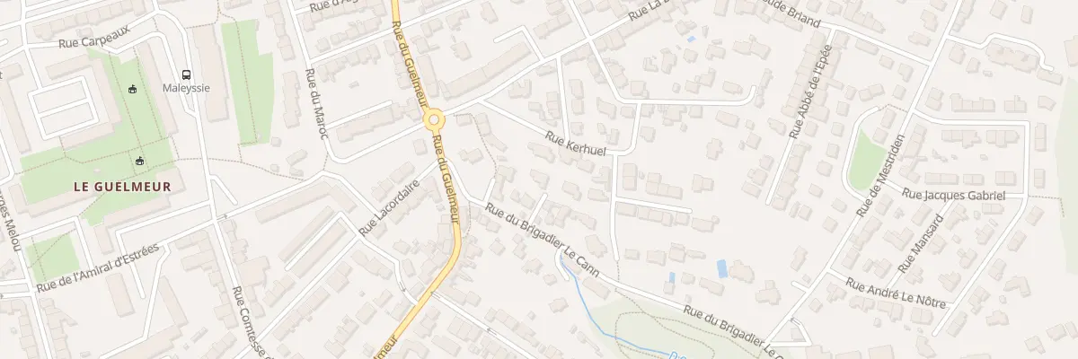 Plan du 10 Rue du Brigadier Le Cann à Brest