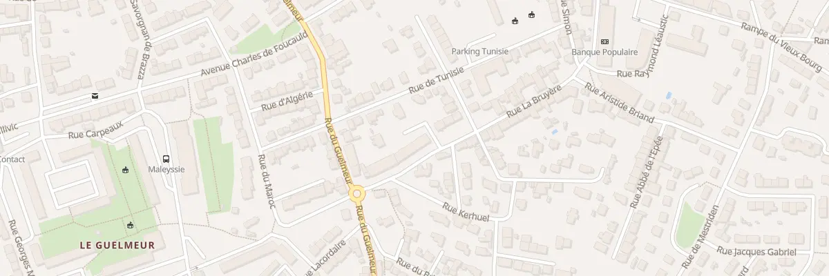 Plan du 47 Rue La Bruyère à Brest