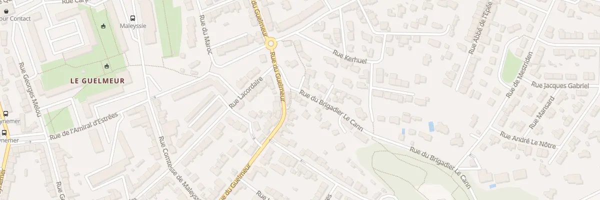 Plan du 3 Rue du Brigadier Le Cann à Brest