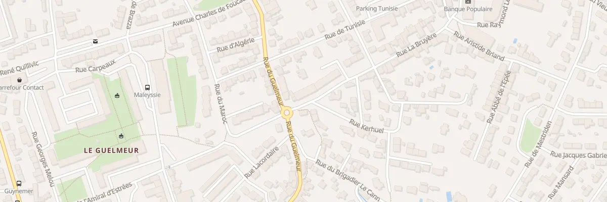 Plan du 55 Rue La Bruyère à Brest