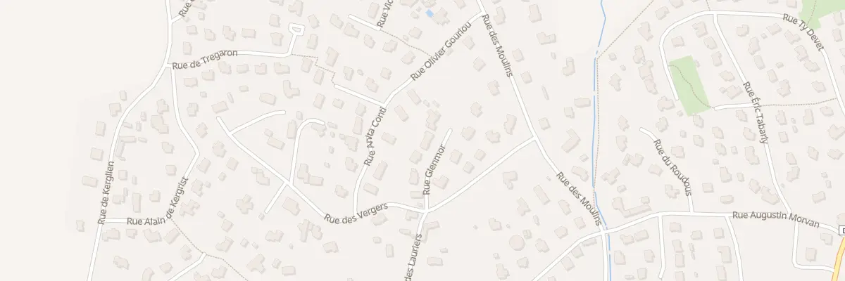 Plan du 6 Rue Glenmor à Plouvien