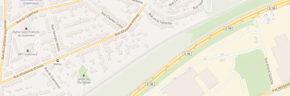 Plan du 6 Rue Roger Vercel à Brest