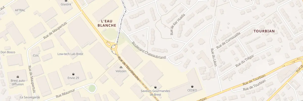 Plan du 19 Bd Chateaubriand à Guipavas