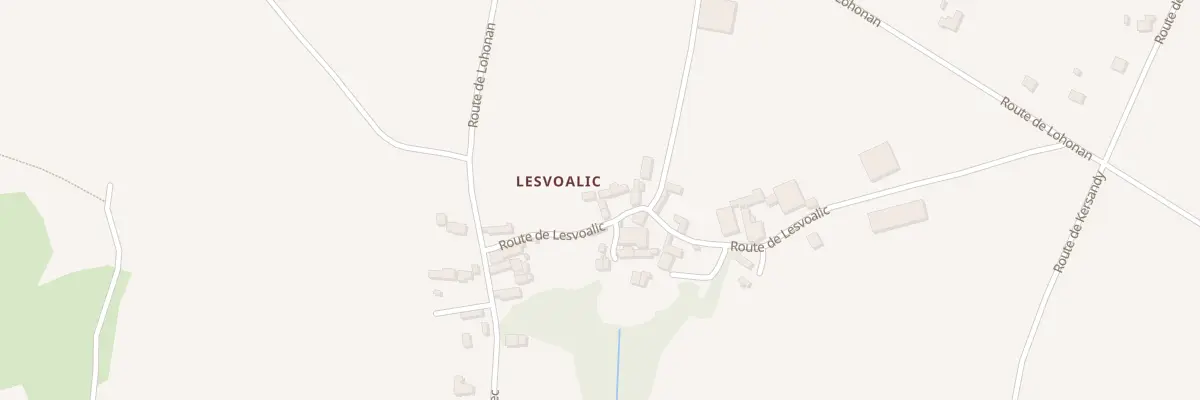 Plan du 18 Rue de Lesvoalic à Plouhinec
