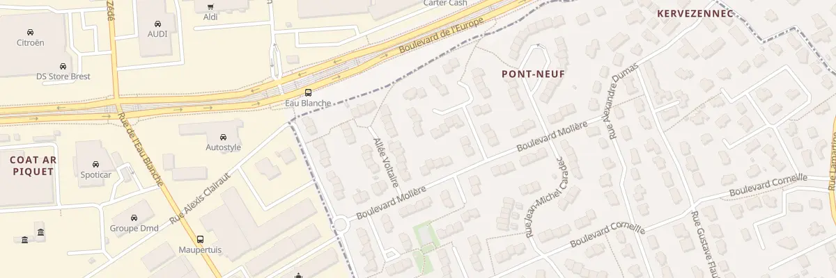 Plan du 13 Rue Georges Brassens à Guipavas