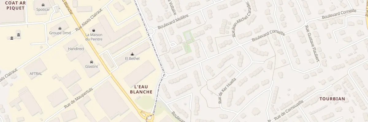 Plan du 3 Bd Corneille à Guipavas