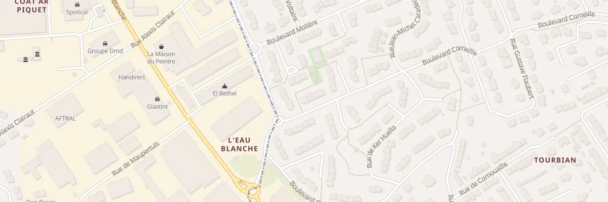Plan du 1 Bd Corneille à Guipavas