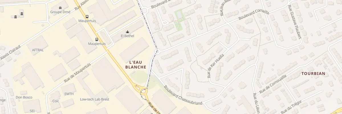 Plan du 6 Bd Corneille à Guipavas
