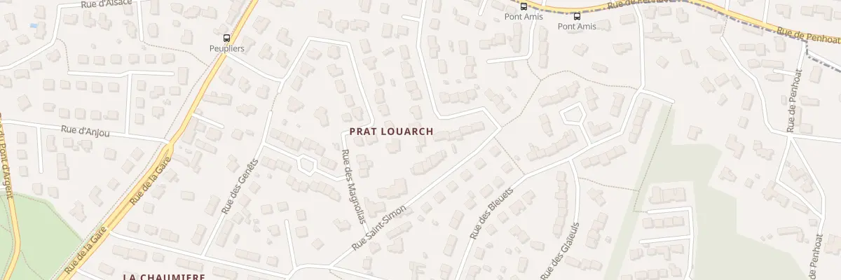 Plan du 26 Rue de Pontamis à Gouesnou