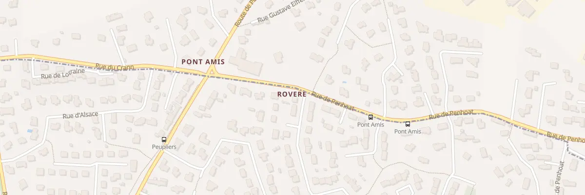 Plan du 2 Rue de Pontamis à Gouesnou