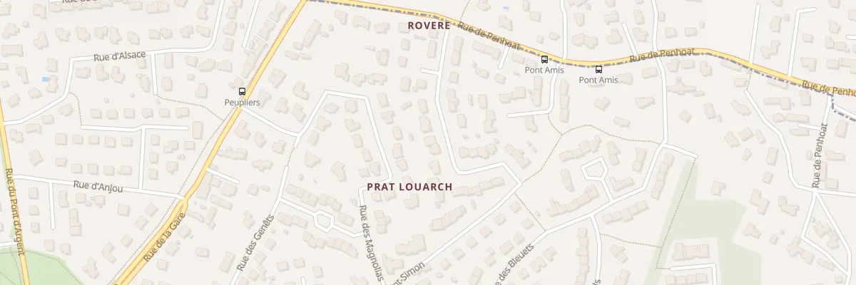 Plan du 18 Rue de Pontamis à Gouesnou