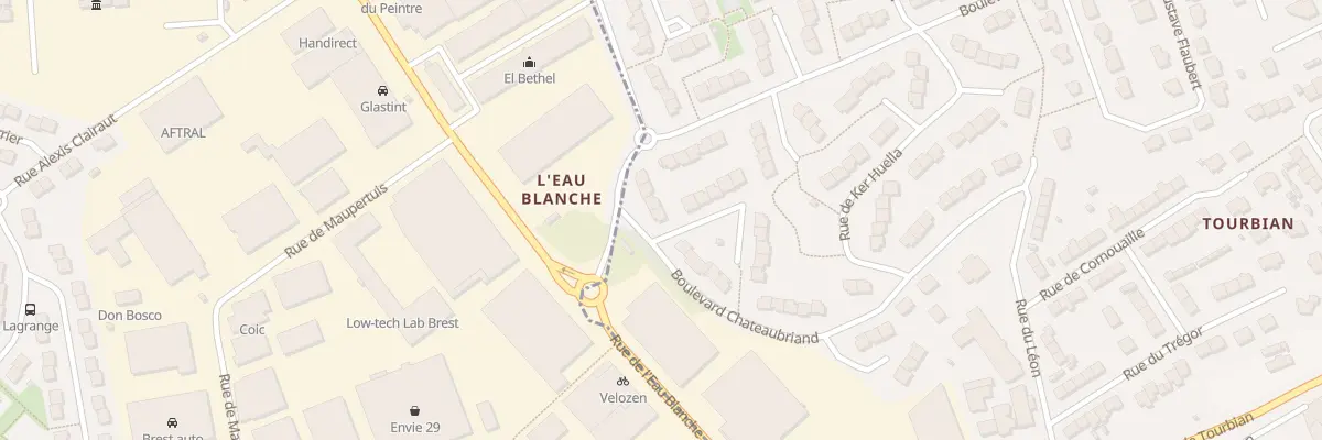 Plan du 7 Bd Chateaubriand à Guipavas