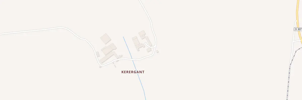 Plan du 510 Vc Hent Kerergant à Beuzec-Cap-Sizun