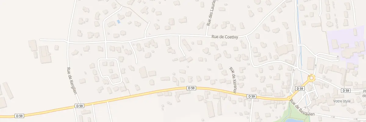 Plan du 4 Rue du Refuge à Plouvien