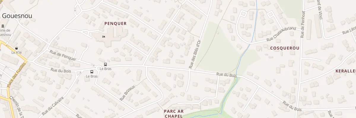 Plan du 19 Rue du Bois à Gouesnou