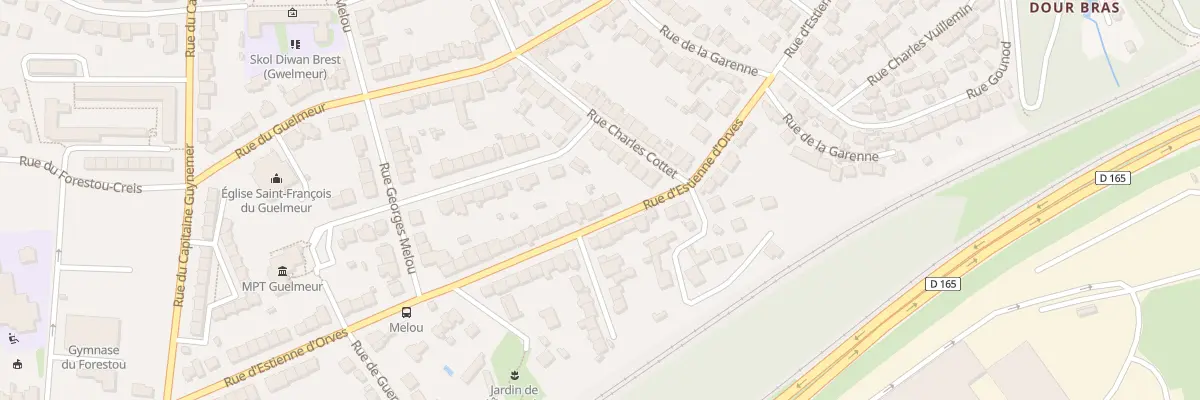 Plan du 58 Rue d’Estienne d’Orves à Brest