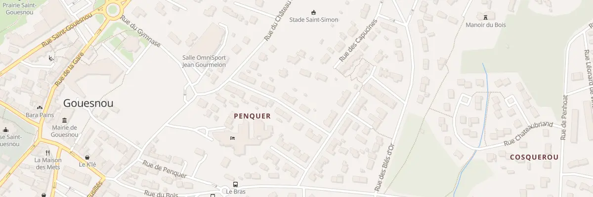 Plan du 29 Rue des Primevères à Gouesnou