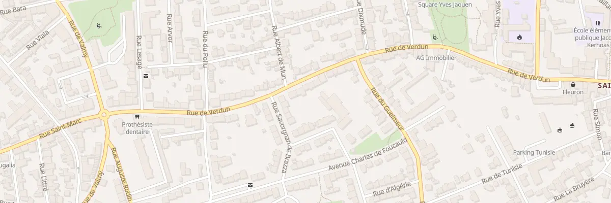Plan du 35 Rue de Verdun à Brest