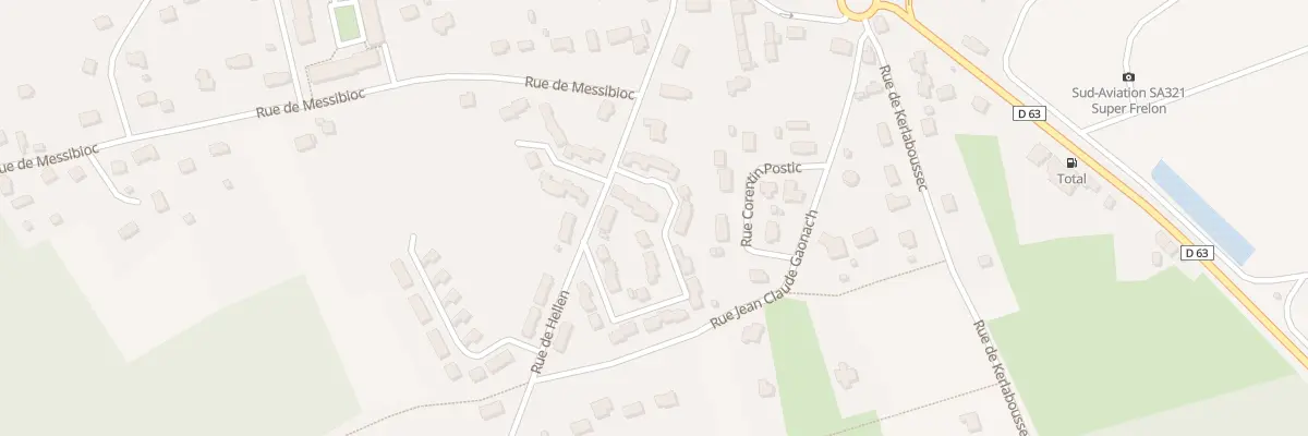 Plan du 6 Rue des Frères Rogel à Lanvéoc