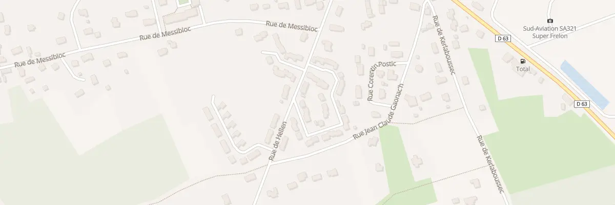 Plan du 20 Rue des Frères Rogel à Lanvéoc