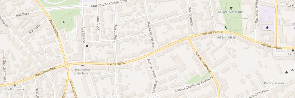 Plan du 46 Rue de Verdun à Brest